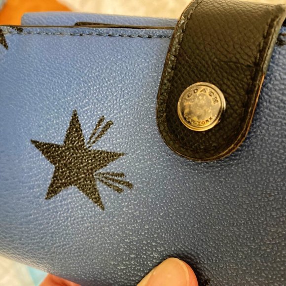 Coach Blue Star Canyon Wallet - Picture 5 of 6